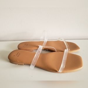 Women's Clear Winnie Sandals Size 10